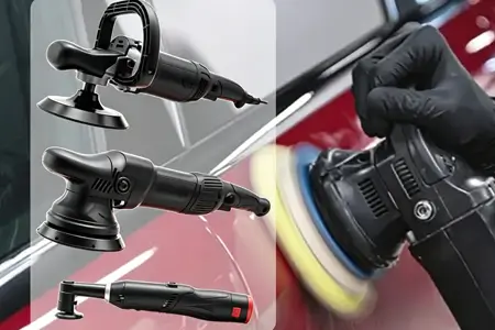 تتيح لك آلات التلميع - ثنائية الحركة والدوارة - تصحيح عيوب الطلاء بكفاءة والحصول على لمسة نهائية لامعة لا تشوبها شائبة.