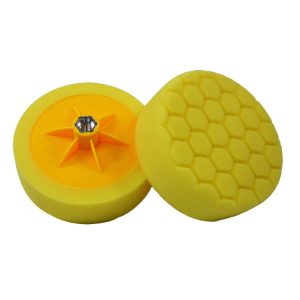 S008G Pulido con almohadilla para pulir disco de pulido de esponja almohadilla abrasiva de espuma Hexagonal, pulidora de coche, lijado, pulido, encerado, almohadilla pulida