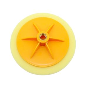 S006A 6 Inch 150mm Almohadilla de encerado para pulir automóviles esponja M14 herramienta de almohadilla de encerado para pulido de ruedas para pulidor de coche amarillo