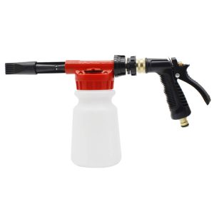 S816A Pistola de espuma para lavado de autos rociador de jabón de lavado de conexión rápida a la mayoría de mangueras de jardín