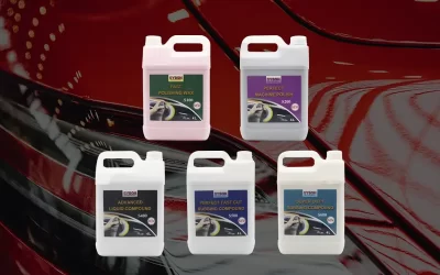 Mejora tu Juego de Detallado Automotriz con los Compuestos de Pulido de Capa Transparente Premium de SYBON