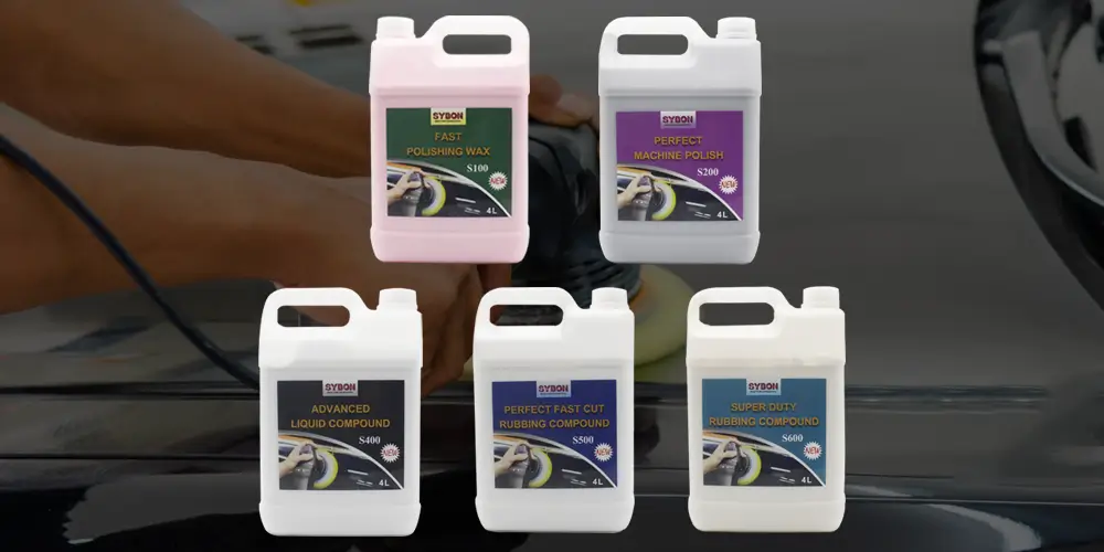 Desbloquea el Brillo de Tu Vehículo con los Compuestos para Pulir Pintura de Auto de SYBON