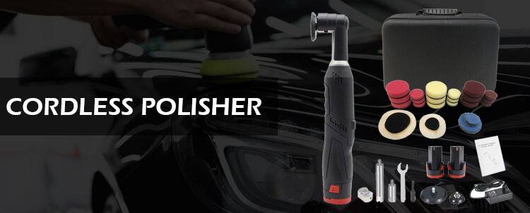 1704784939 S122 Mini Cordless Polisher 6 Adjustable Speeds Works as a DA or Rotary Polisher Includes a full set for your car paint corrections