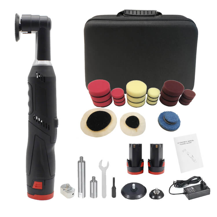 1704785023 S122 Cordless Mini Car Polisher 12V Micro Cordless Scratches Car Polisher RO DA Mini Car Polisher for polishing Sanding and Cleaning