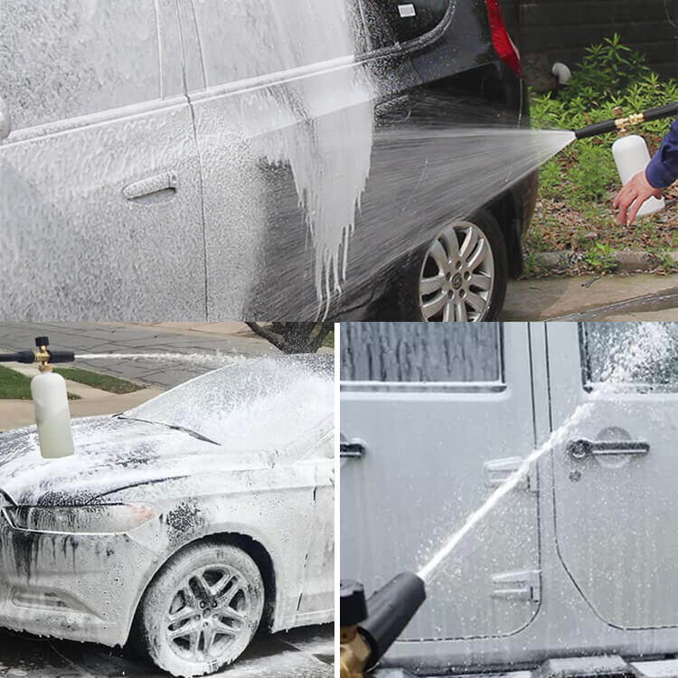 1705040564 S811 Foam Cannon Snow Foam Lance Pressure Washer Jet Wash Quick Release Adjustable Nozzle 14 Inch Male Fitting Foam Dispenser