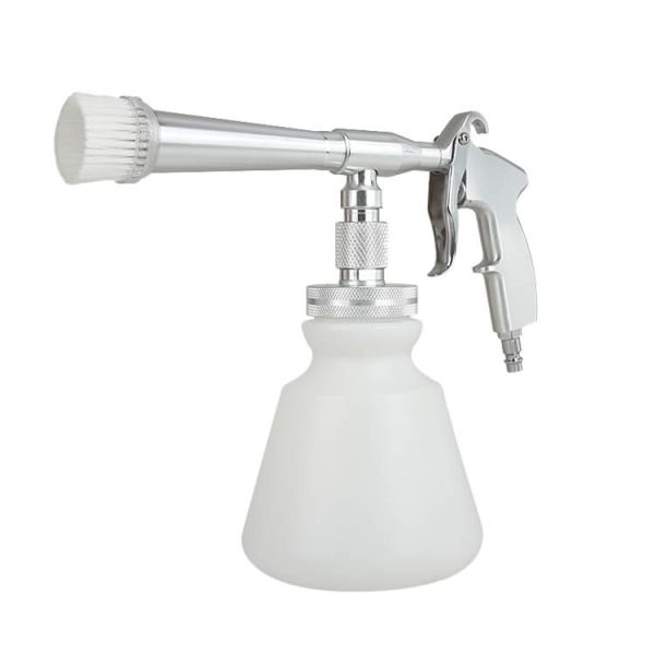 S813I Tornador Car Cleaning Gun, High Pressure Car Detailing Wash Gun 1L Foam Bottle Wash Spray Bottle Nozzle with Metal Spinner