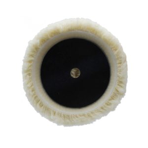 W007PA Advanced 7 Inch Single Sided Wool Buffing Pad Hook & Loop Grip Wool Buffing Pad for Compound Cutting & Polishing