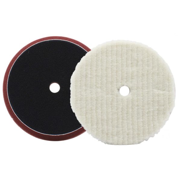 S017G New Trend 100% Nature Wool Polishing Pad Car Detailing Remove Scratches Stripe Pattern Cutting Force Strip Wool Buffing Pad