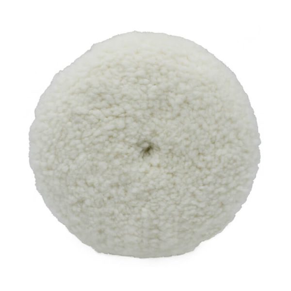 W009DB Economy High Quality 9 Inch Double Sided Wool Polishing Pad Wool Buffing Disc For Light and Medium Cutting