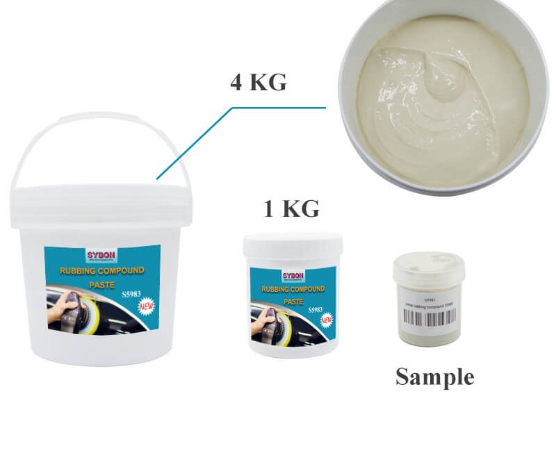 3M Paste Rubbing Compound 05983 vs. SYBON Rubbing Compound Paste: Cutting-Edge Solutions for Automotive Polishing
